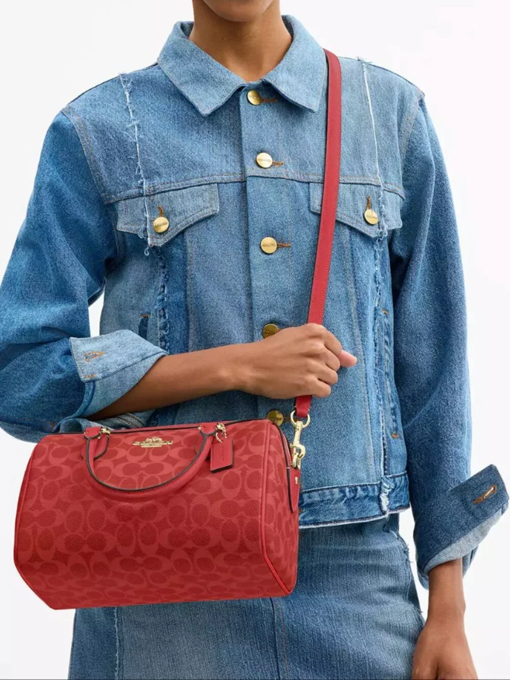 Rowan Satchel Bag In Signature Canvas CEY39